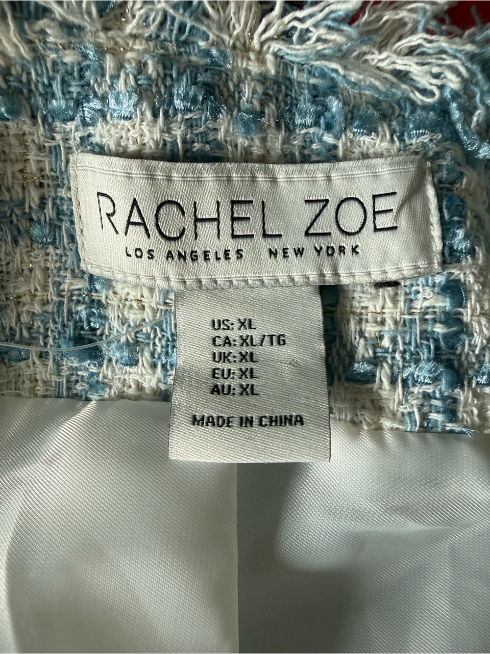 Rachel Zoe Preppy Tweed Blazer - Picture 9 of 10